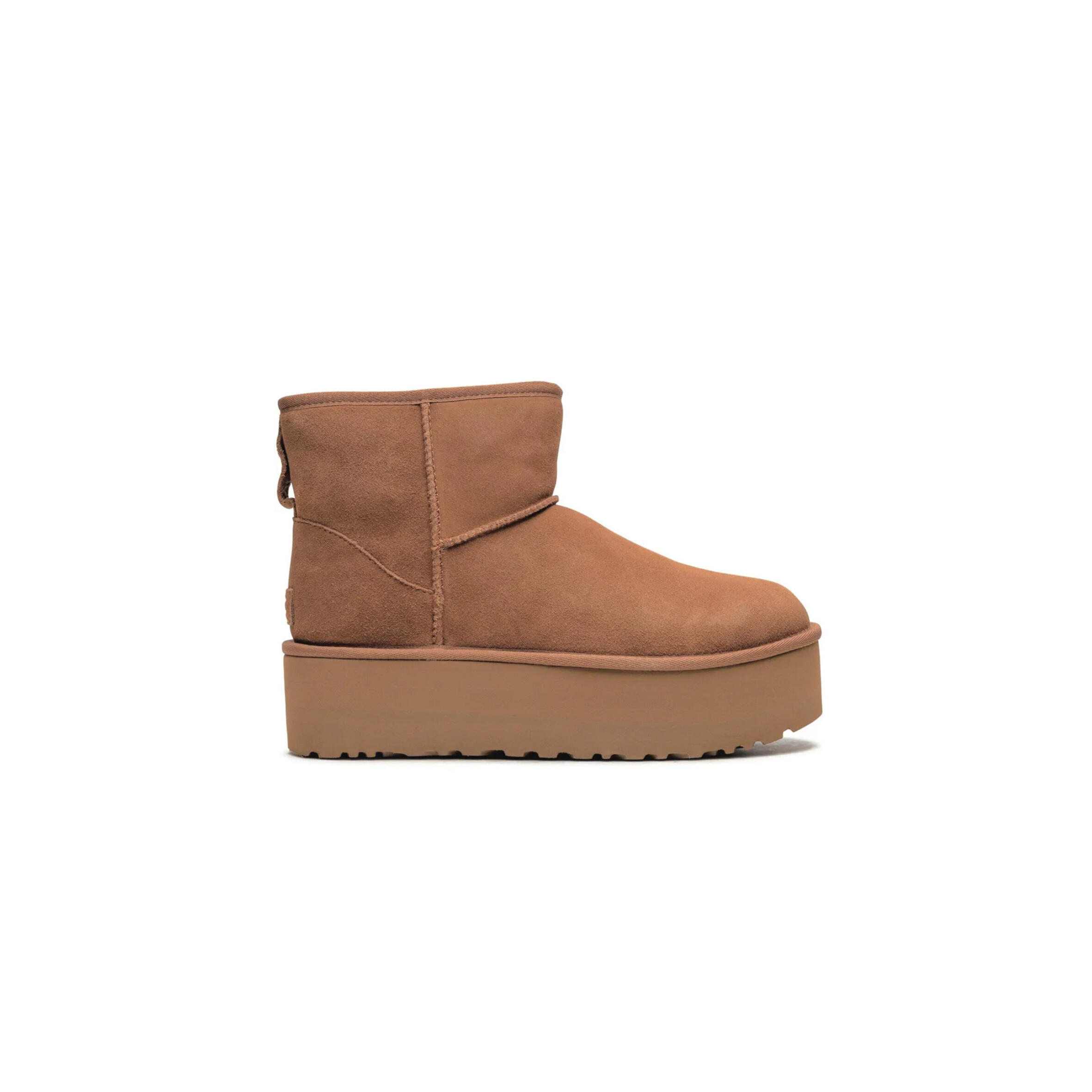 U*g classic mini platform chestnut ankle boots